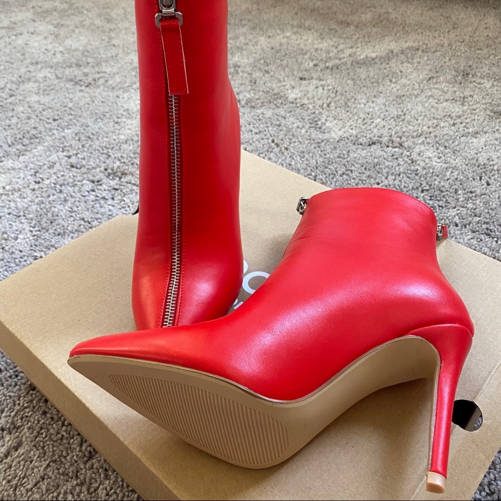 COPY - London Rag Red Booties - Picture 2 of 4